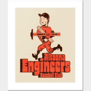 Defunct Altoona Engineers Baseball Team Posters and Art